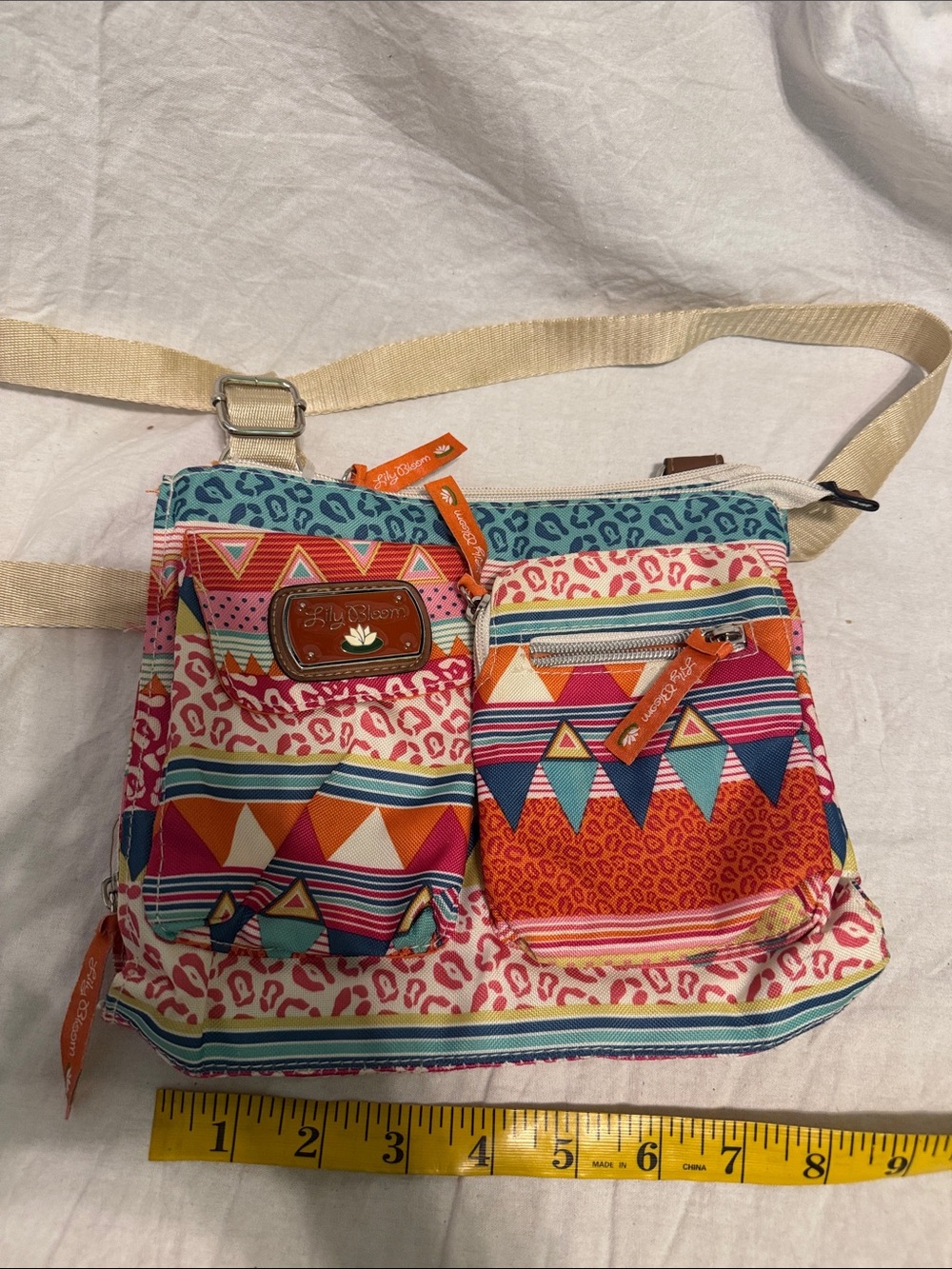 Lily Bloom Multi-Color Geometric & Animal Print Crossbody
